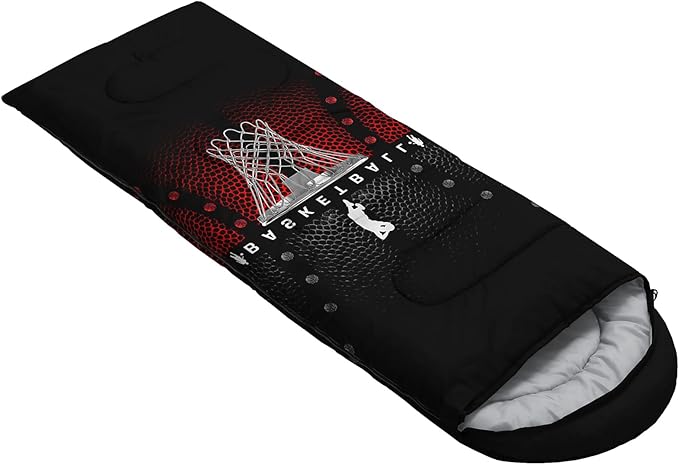 Axolotl Gamepad Sleeping Bag3 Season Warm and Cool Weather Game Console Sleeping Bag for Boys TeensWaterproof Lightweight Geometry Hexagonal Sleeping Bag for TravelingOutdoors CampingBlueBlack