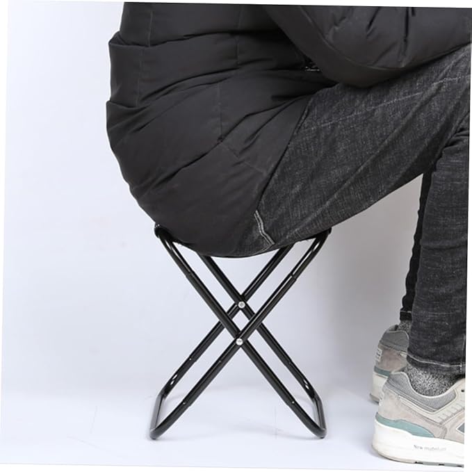 STOBAZA Aluminum Alloy Collapsible Camping Stool for Portable Beach Fishing BBQ Light Weight Easy to Carry