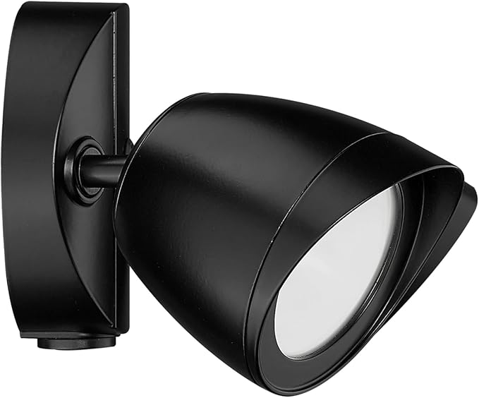 ML Lighting 18002-PBK 2-Light Security Flood Lights Powder Coated Black