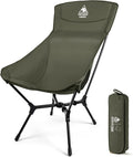 ONETIGRIS OasisFlex Camping ChairHigh Back Folding Chair with Carry BagGreat for CampingBeachPicnicParkLawnSports and Outdoor Events