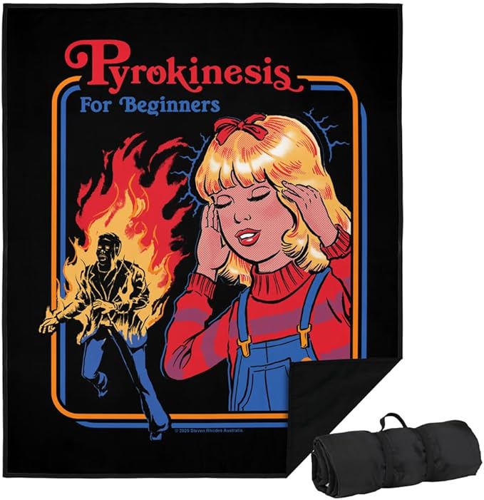 LOGOVISION Steven Rhodes Pyrokinesis Outdoor Blanket for Picnic Beach Camping Park Tailgate 50x60