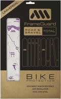 Bike Frame Protection Kit - 18-Piece Clear Film for Gravel &amp Road - Ultra-Light 200µm PVC Scratch-Resistant Easy DIY Install