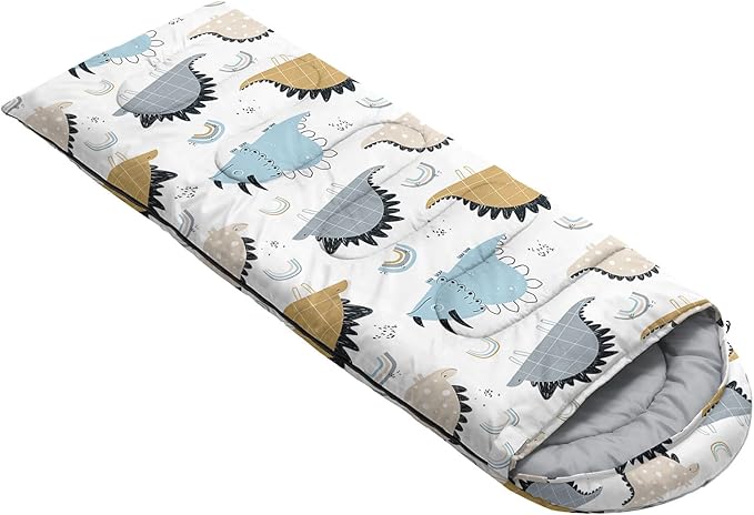 Kids Sleeping Bag for Boys Girls3D Basketball Print-Lightweight Warm Portable Outdoor Indoor-Waterproof Cold Weather Resistant Sleeping Bag for Camping Hiking