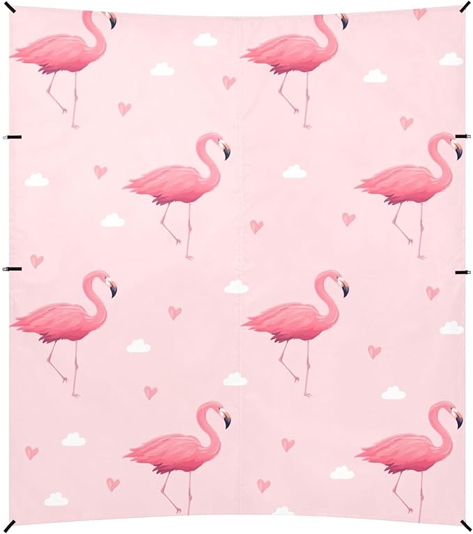 Flamingo HeartCamping Sun Shelters 9.2 x 10.5 FT Beach Canopy Tent Sun Shade with Carrying Bag for Camping Trips Fishing Backyard Fun or Picnics 21341689