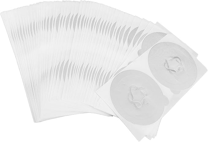 100pcs Coffee Pods Aluminum Foil Lids Reusable Self Adhesive Covers for Pods Tight Sealing Large Refillable Caps with Premium Foil for Home or Office Use