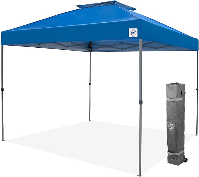 E-Z UP Patriot ONE-UP Technology Vented Shelter 10' x 10' Royal Blue