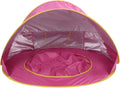 Pop Up Beach Tent Portable Sun Shelter with UPF50+ Protection and Built in Baby Pool Compact Foldable Beach Shade for Infant Outdoor Camping Beach Picnic (Pink)