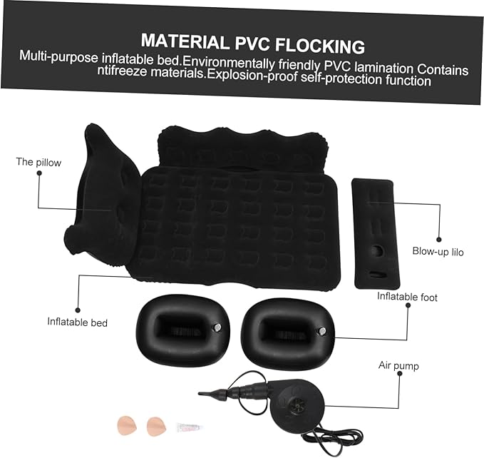 SUV Car Inflatable Bed Full Air Mattress Easy to Carry Inflatable Mattress for Travel