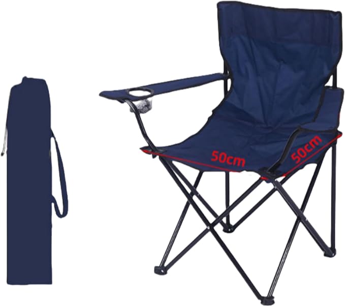 Foldable Camping Chair Folding Camp Chairs for Adults Large Portable Lawn Chair