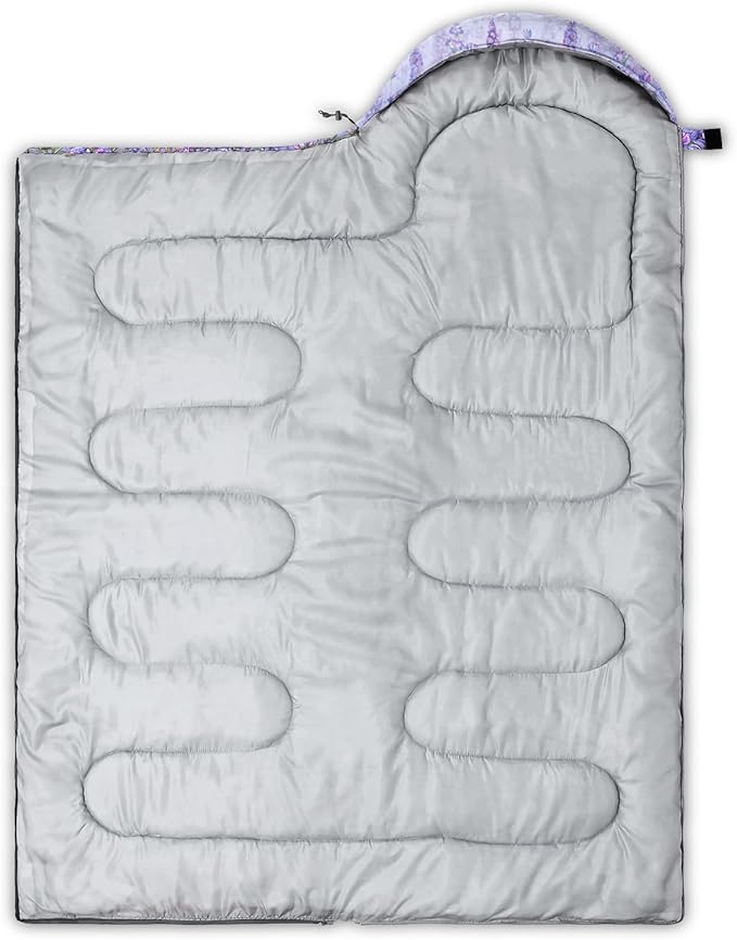 HOSIMA Dear Hunting Pattern Cold Weather Sleeping Bags for Kids AdultsBlack Light Weight Waterproof Sleeping Bags for Outdoors Hiking.