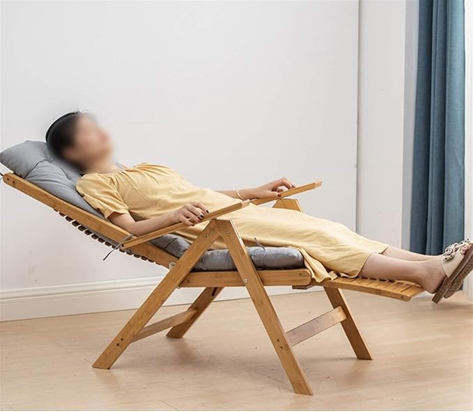 Wooden Beach ChairPortable Camping Foldable ChairZero Gravity Lounge Chairfor Outdoor Garden Patio LawnStyle-7