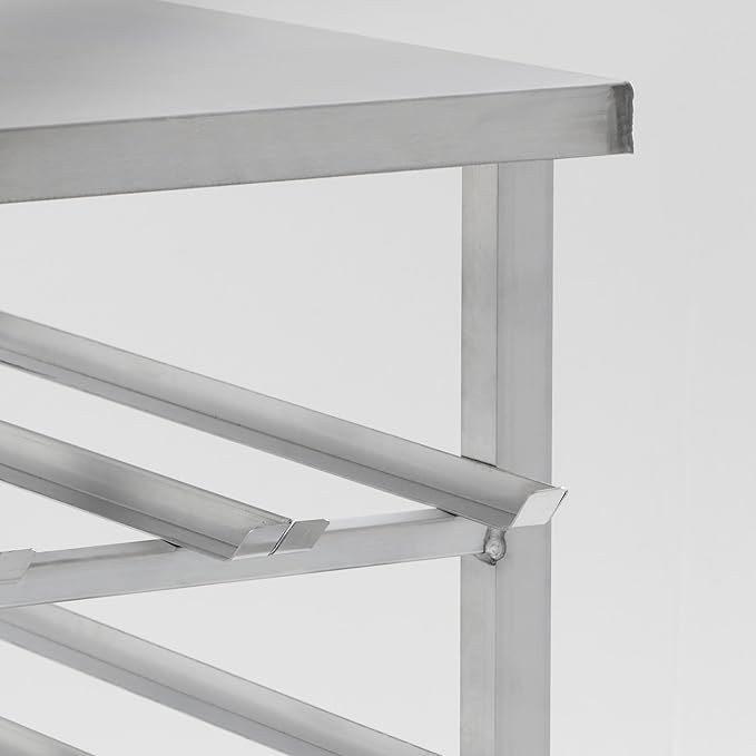 Half Size Mobile Aluminum Commercial Can Rack – Fully Welded (32L-038)