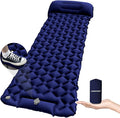 Inflatable Sleeping Pad with Pillow for Camping-Built in Fast Inflation-Ultralight Upgraded Durable Compact Sleeping Mat Moisture Proof Air Mattress for Camping BackpackingHikingTravelTent