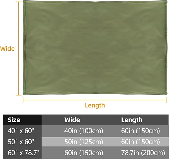 LOOGU Camo Blanket Waterproof Insulation Poncho Liner for Outdoor Camping Hiking Hunting Survival Backpacking Picnicking