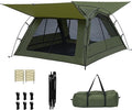 3 Person Backpacking Tent Cabin Tent with Vestibule Waterproof Lightweight Easy Set Up Outdoor Tent for Camping Hiking Motorcycle