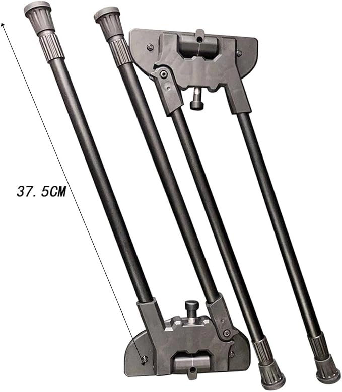 Generic Skateboard Stool Legs Shoe Changing Stool Feet Camping Table Floor Connecting Accessories Stable Longboard Bench Feet 37.5cm Black
