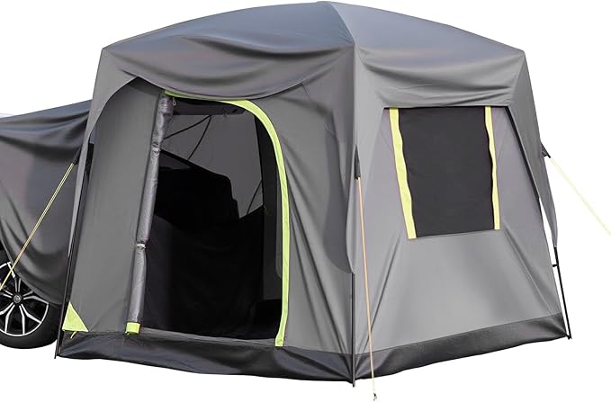 VEVOR SUV and Pickup Truck Camping Tents Waterproof Double Layer Design with Carry Bag Accommodates 2-9 Persons for Outdoor Activities