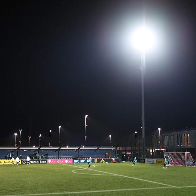 600W LED Stadium Flood Light Outdoor 3300W Equivalent 48000LM Super Bright LED Exterior Arena Light IP66 Waterproof 6000K Daylight White Commercial Lighting for Sports Fields and Counts