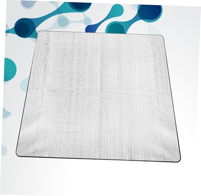 Outdoor Dampproof Camping Mat with Aluminum Film Lightweight Foldable Sleeping Mattress for Hiking Picnic Blanket Cushion Random Edge Color Random Color