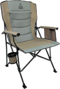 Heavy Duty Oversized Camping Chair - Supports up to 400 lbs - Perfect for Camping Lawn and Outdoor Activities - Folds Compactly into Included Carry Bag