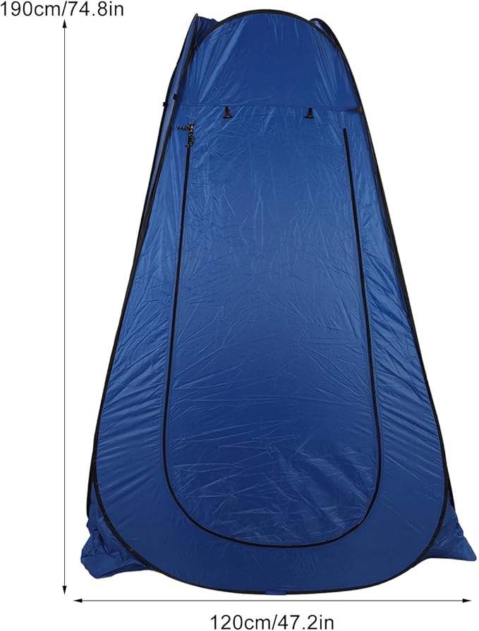 Alomejor Portable Camping Tent with 2 Window Shower Changing Room Dressing Tent for Outdoor Activities