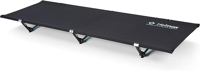 Helinox Cot One Lightweight Compact Collapsible Portable Camping Cot Regular Black