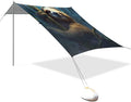 Beach Tent Sun Shelter Sloth Holding The Tree Lightweight &amp Easy Setup Beach Shade Canopy for Camping Fishing