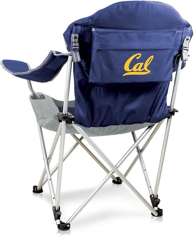 Picnic TIME NCAA Arkansas Razorbacks Reclining Camp Chair - Beach Chair for Adults - Sports Chair with Carry Bag