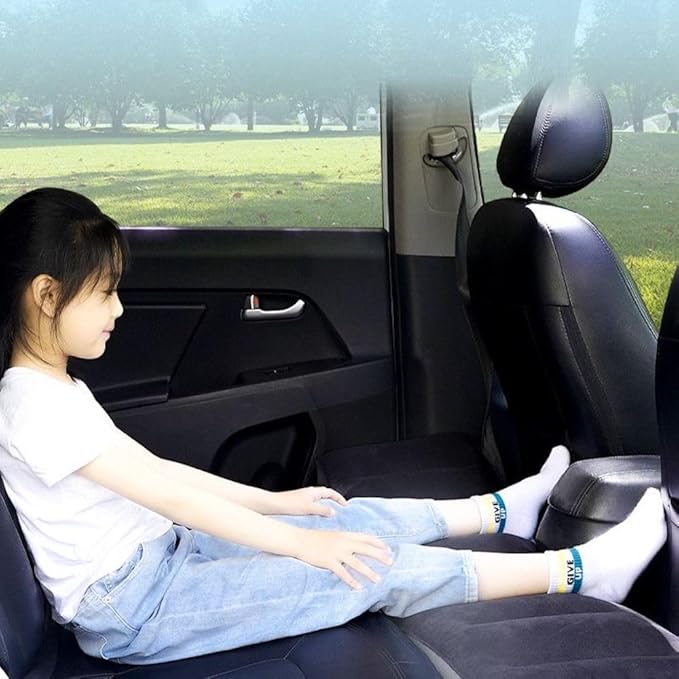 Inflatable Car Air Mattress Back Seat Bed Heightened Back Seat Gap Filler Pad Extender for SUV Camping Sleeping Travel Rest
