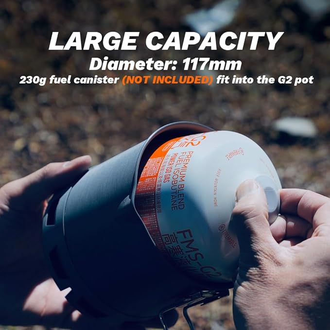 Fire-Maple Petrel Quickboil Pro Ultralight Cooking System – Compact &amp Fast-Boiling Backpacking Stove Pot Set Ideal for Hiking Solo Camping Travelling Hunting Trips | Petrel G2 Cooking Set