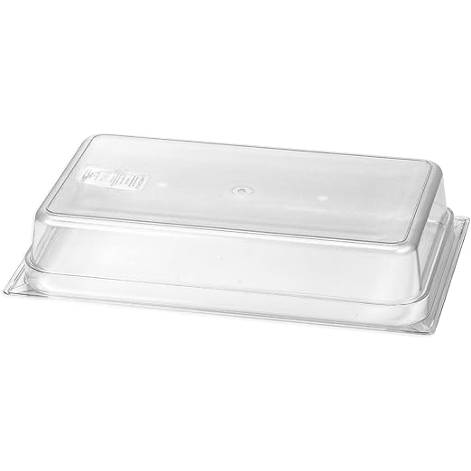 Carlisle FoodService Products StorPlus Plastic Full-Size Food Pan 4 Deep Food Storage Container with 11 Quart Capacity Polycarbonate Full Size Clear