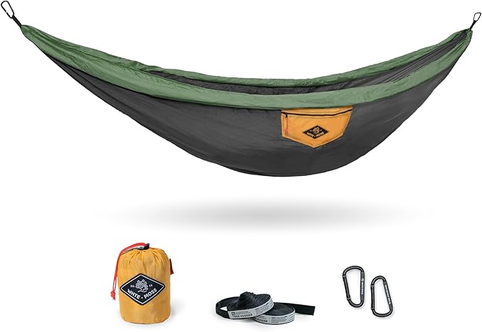 Suparpine I Hammock for Camping with Straps Included (Moss Single)