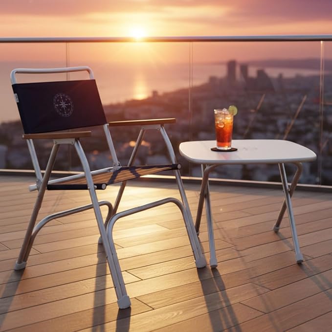 Oceansouth Aluminium Deck Chairs (Grey)