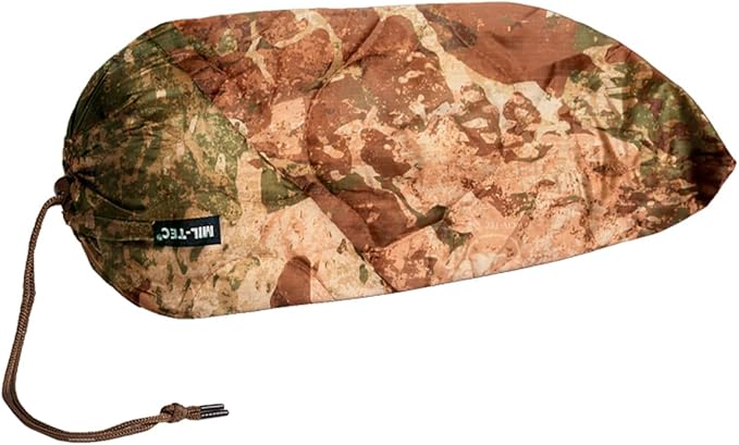 Mil-Tec Ripstop Poncho Liner - Lightweight Portable Durable Polyester Versatile Poncho Liner - Can be Used as Comforter Blanket Ground Mat Sleeping Bag - Carry Bag Included - Phantomleaf WASP I Z2