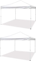 Caravan Canopy M Series Pro 2 12 x 12 Foot Straight Leg Instant Canopy (2 Pack)