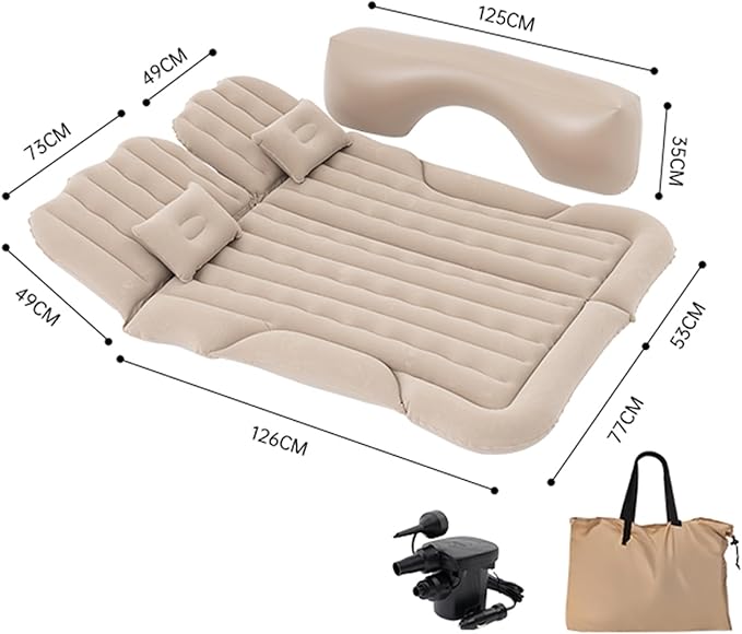 Car Camping Air Beds for Tesla Model 3/Model Y/Model X/Model S/Cybertruck Car Air Bed Car Sleeping Mattress Car AccessoriesC