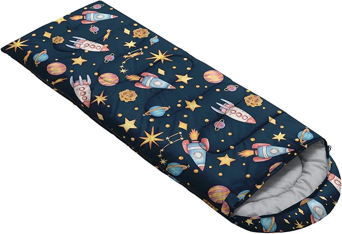 QOOMO Camping Sleeping Bags3 Season Warm &amp Cool WeatherLightweightWaterproof Sleeping Bags for Adults &amp Kids Travelingand Outdoors