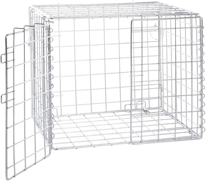 HUBERT Lockable Security Cage Chrome Wire - 18 L x 24 W x 15 H