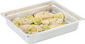 Restaurantware Hotel Pan 1 Count 2/3 Size Anti-Jam 2.5â€ Deep Freezable 24 Gauge Stainless Steel Steam Pan Lid Sold Separately for Use in Commercial Kitchens Cafeterias and Catering Event