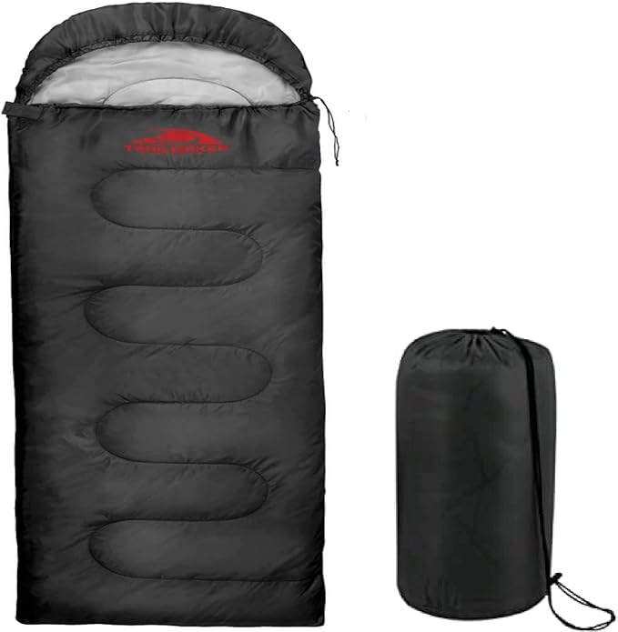 Cold Weather Sleeping Bag for Adults Teens Kids Hooded Sleeping Bag with Compression Sack for Camping Backpacking Extreme Cold Indoors or Outdoors
