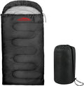 Cold Weather Sleeping Bag for Adults Teens Kids Hooded Sleeping Bag with Compression Sack for Camping Backpacking Extreme Cold Indoors or Outdoors