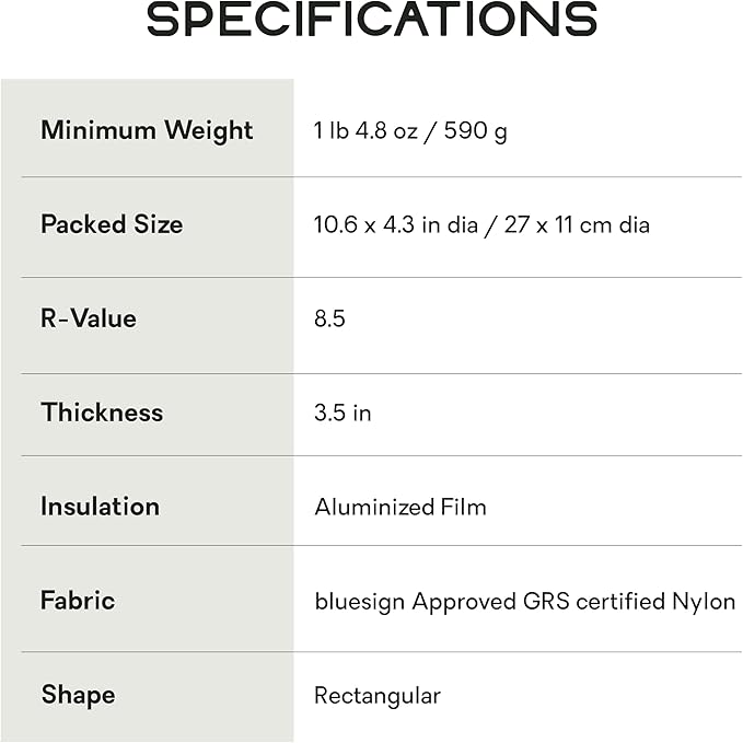 Nemo Equipment Tensor Extreme Conditions Sleeping Pad - Regular Wide (72x25) - Black/Birch Bud/Citron