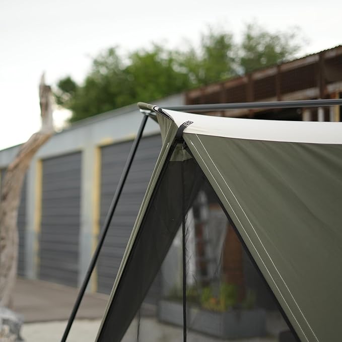 Springbar Leisure Port Canvas Canopy Shade Tent Convertible Pop-Up Shelter