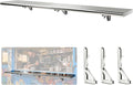 70'' L x 12''W Folding Concession Shelf- Stainless Steel Food Shelf Stand Serving for Concession Serving Window