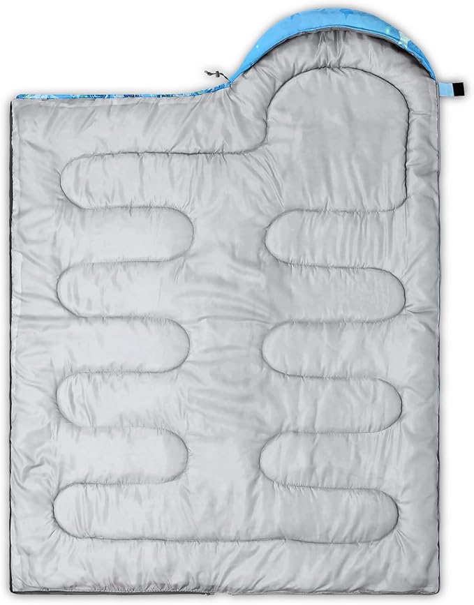 AILONEN Outer Space Astronaut Camping Sleeping BagsLightweight &amp Waterproof3 Season Warm &amp Cool WeatherCartoon Sleeping Bags for KidsBoys Girls TravellingOutdoors