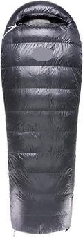 700FP Gray Goose Down Envelope Sleeping Bag – E-Series Ultra Warm for Camping Backpacking