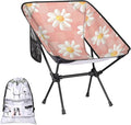 Honeybaby Folding Camping Chair Daisy Grid Camping Chairs Lightweight Portable Chair Outdoor Foldable Chairs for Camping Travel Picnic Beach Hiking
