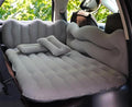 Car Inflatable Mattress Car Camping Travel Mattress Car Trunk Inflatable Mattress Suitable for Self-Driving Travel Camping Bed (Grey)
