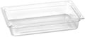 Carlisle FoodService Products StorPlus Plastic Full-Size Food Pan 4 Deep Food Storage Container with 11 Quart Capacity Polycarbonate Full Size Clear