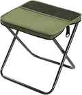 Foldable Backpack Stool Portable Small Mazar Satchel Pen Bag Camping Lightweight Outdoor Folding ChairCompatible For Fishing Travel(Green L)